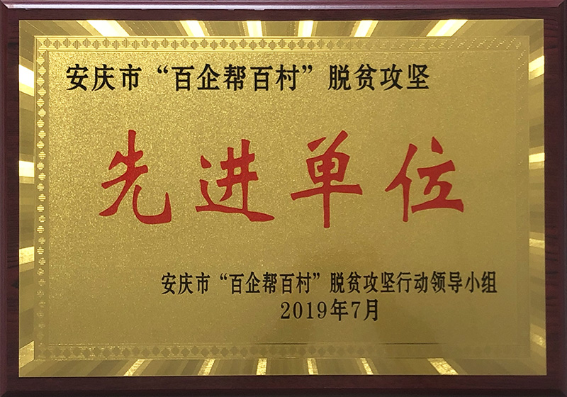 百企幫百村脫貧攻堅先進單位